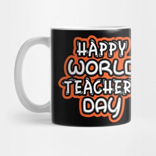 Thankful Teacher Retro Groovy Thanksgiving Fall Women Men Mug